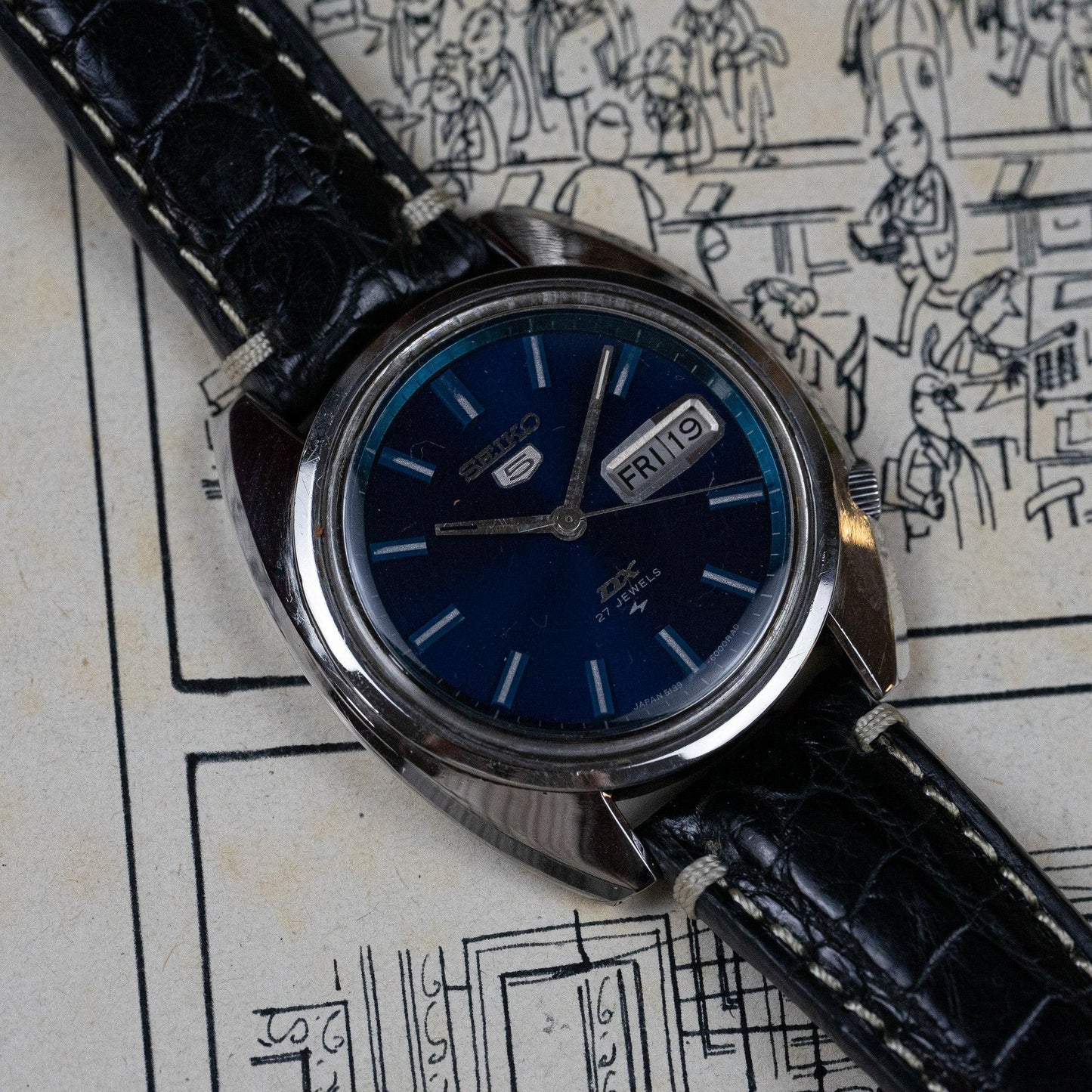 Seiko 5 5139-6000 Vintage-Uhr