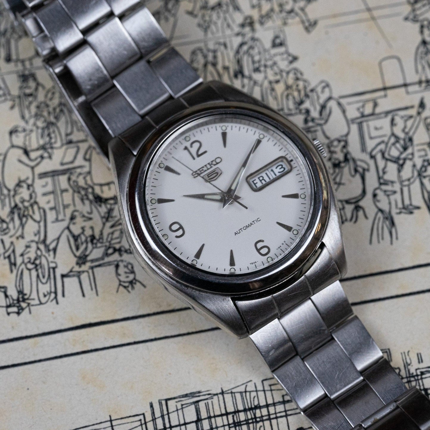 Seiko 5 Vintage-Uhr 7S26-0060