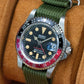 MOD VINTAGE COKE GMT JUBILEE - MONTRE A PAPY - Montre automatique seiko mod Jubilee