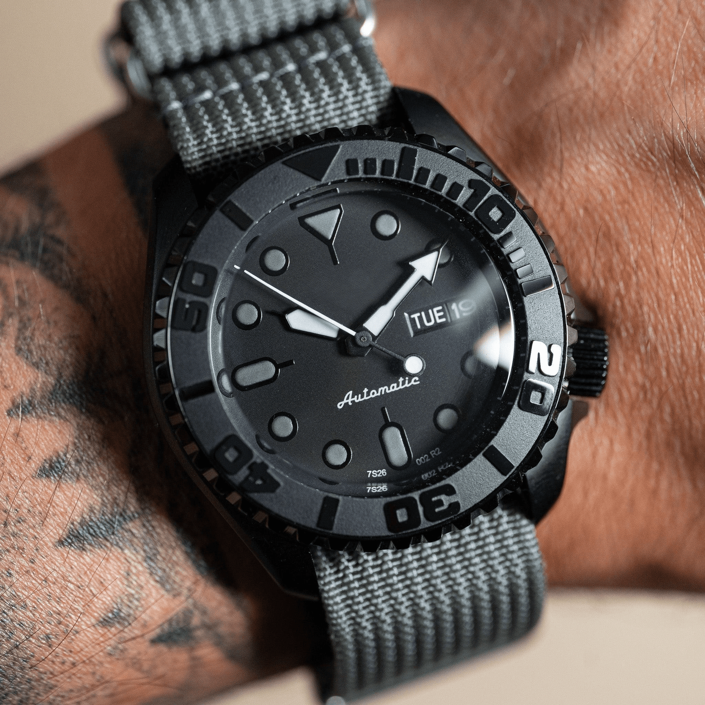 MOD KX GREY MASTER - MONTRE A PAPY - Montre automatique seiko mod avec