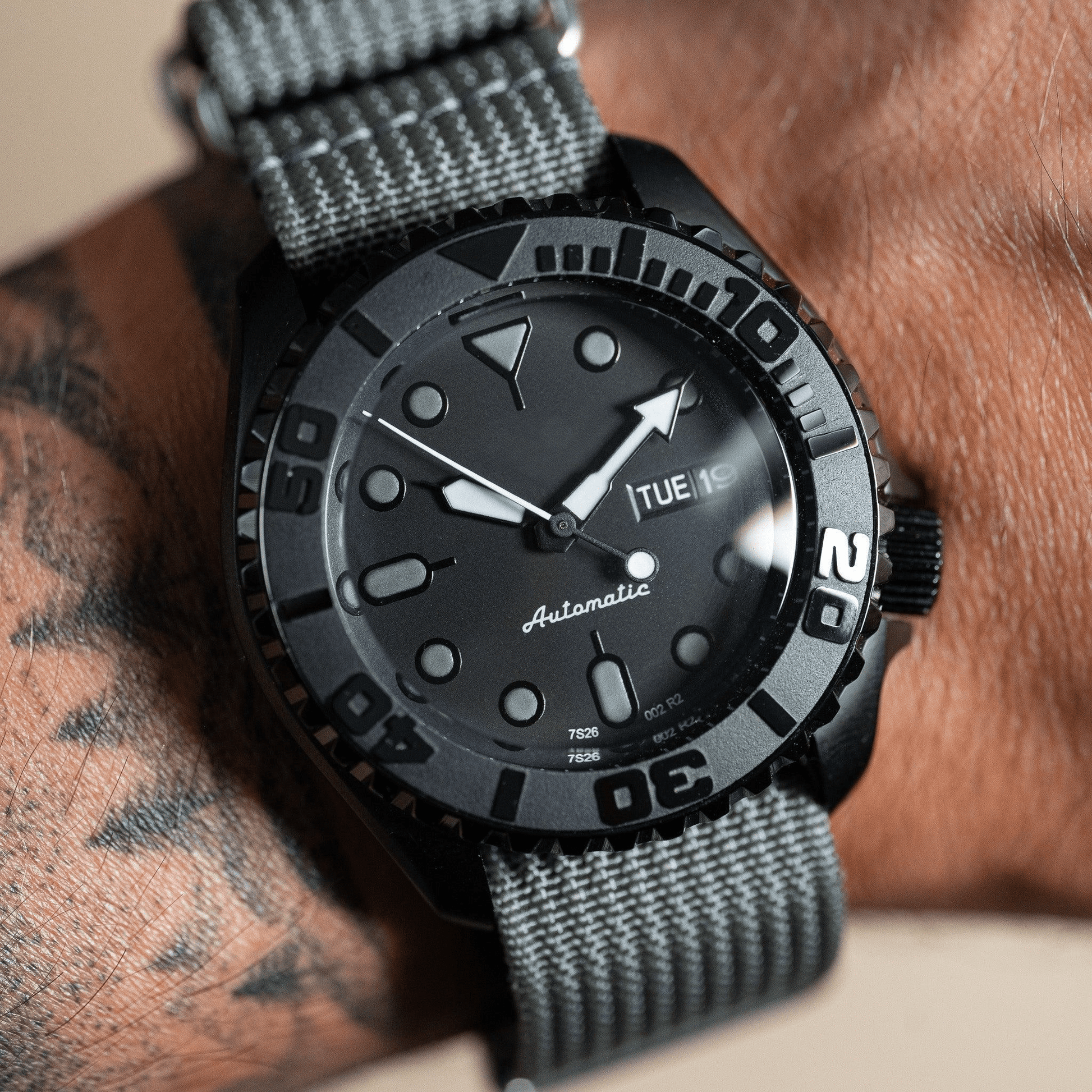 MOD KX GREY MASTER - MONTRE A PAPY - Montre automatique seiko mod avec