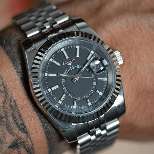 MOD SKY - DWELLER - BLACK - MONTRE A PAPY - Montre automatique seiko mod avec