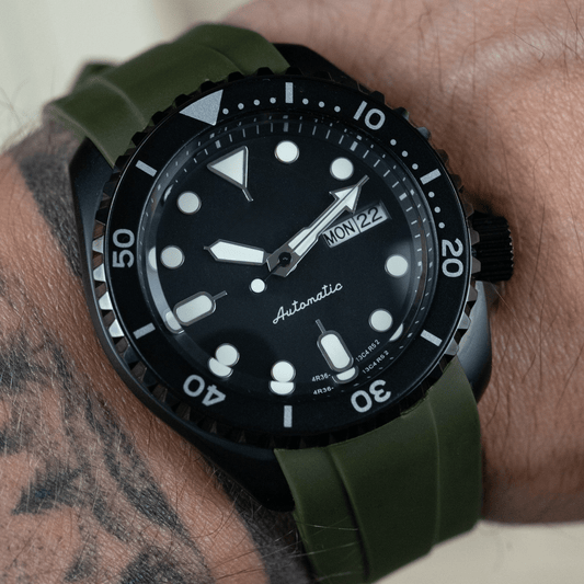 MOD KX KAKI MASTER - MONTRE A PAPY - Montre automatique seiko mod avec
