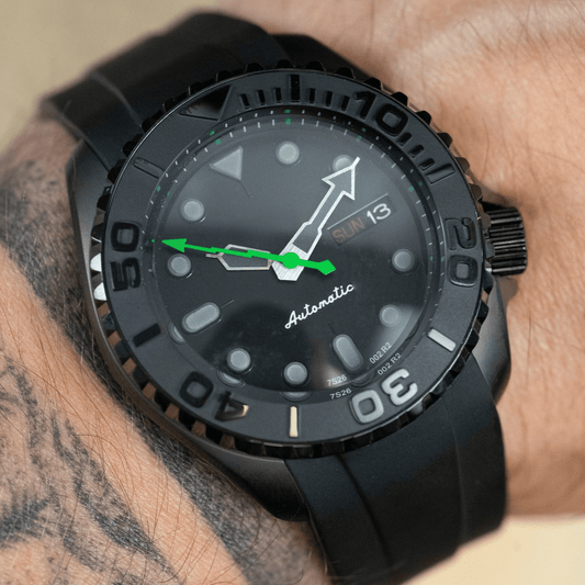 MOD KX GREEN MASTER - MONTRE A PAPY - Montre automatique seiko mod avec