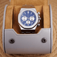 MOD OAK BLUE SILVER - MONTRE A PAPY - Montre automatique seiko mod Avec