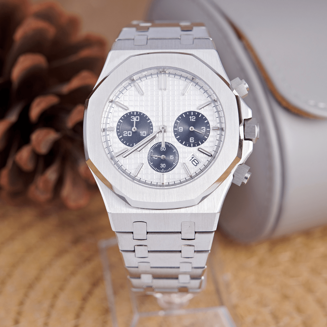 MOD OAK SILVER 2 - MONTRE A PAPY - Montre automatique seiko mod Avec