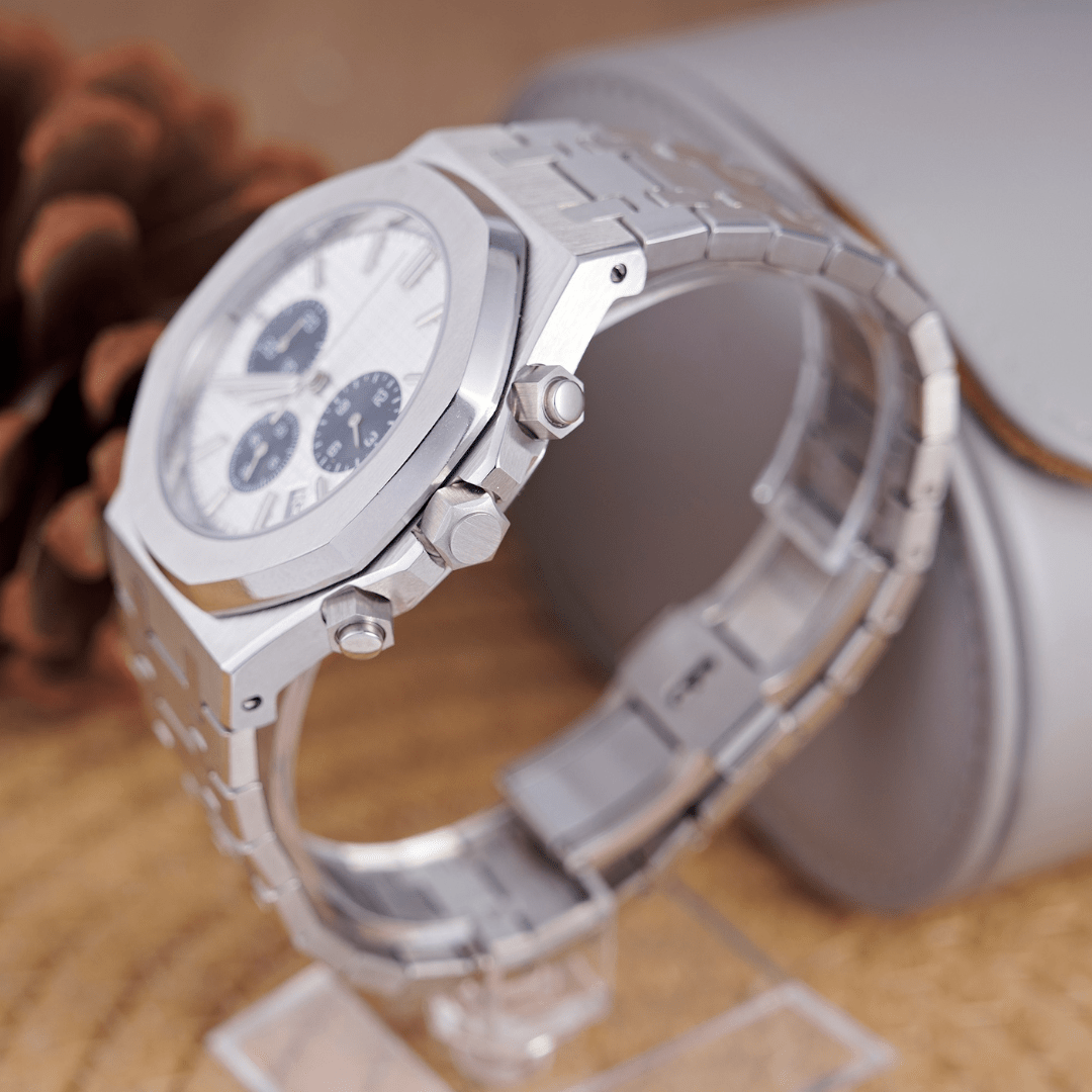 MOD OAK SILVER 2 - MONTRE A PAPY - Montre automatique seiko mod Avec