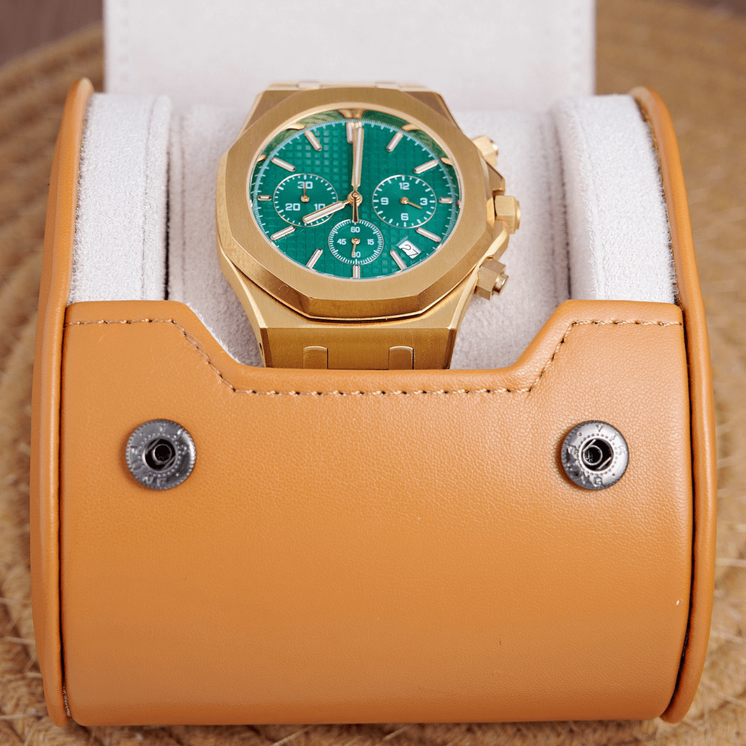 MOD OAK GREEN GOLD - MONTRE A PAPY - Montre automatique seiko mod