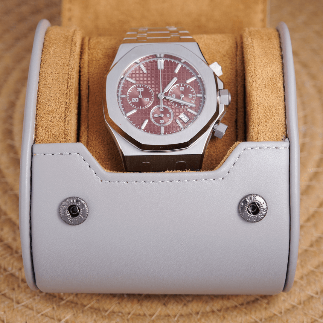 MOD OAK BROWN - MONTRE A PAPY - Montre automatique seiko mod Avec