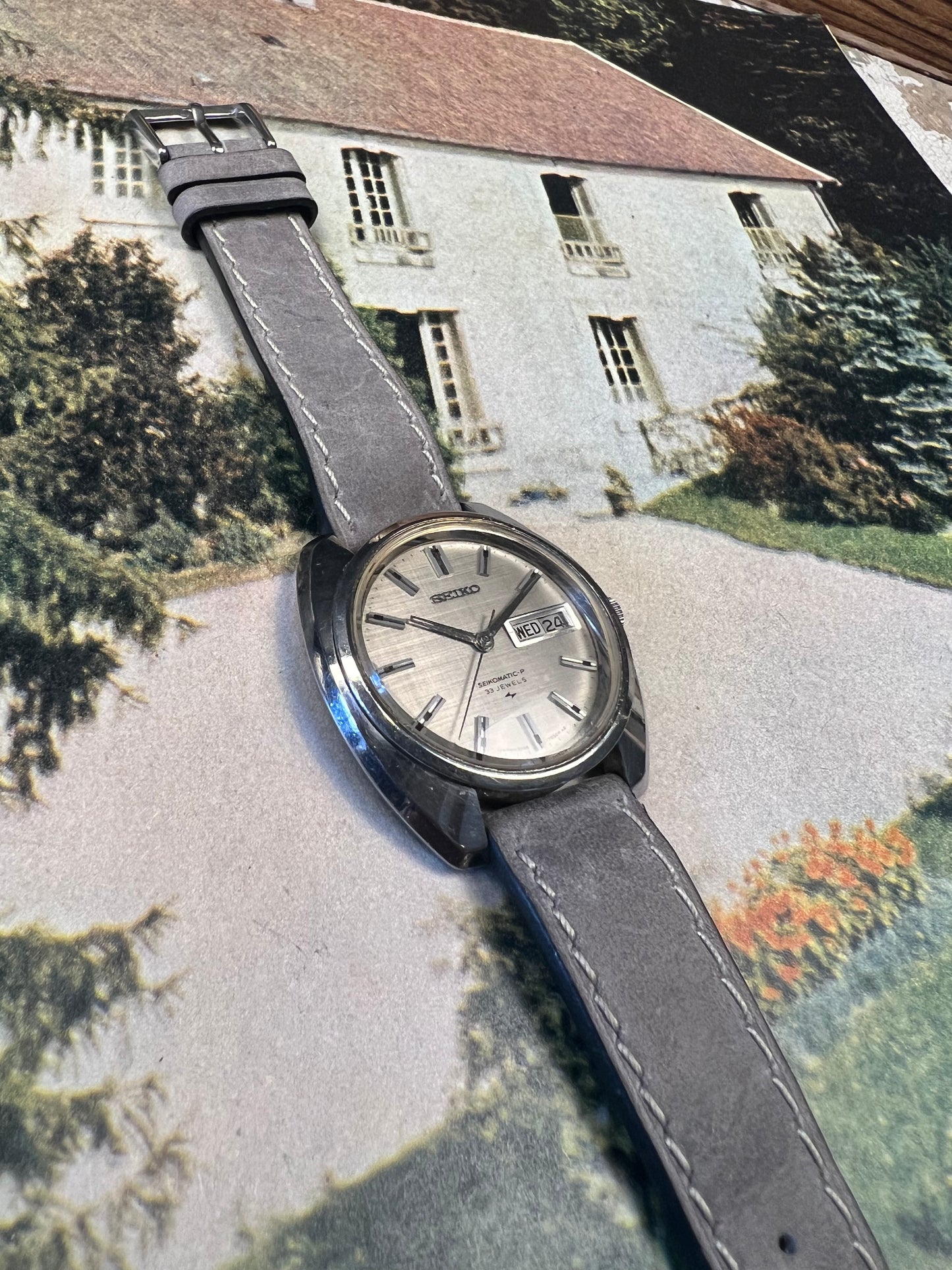 Montre vintage Seiko 5106 - 7030 - MONTRE A PAPY - Montre automatique seiko mod