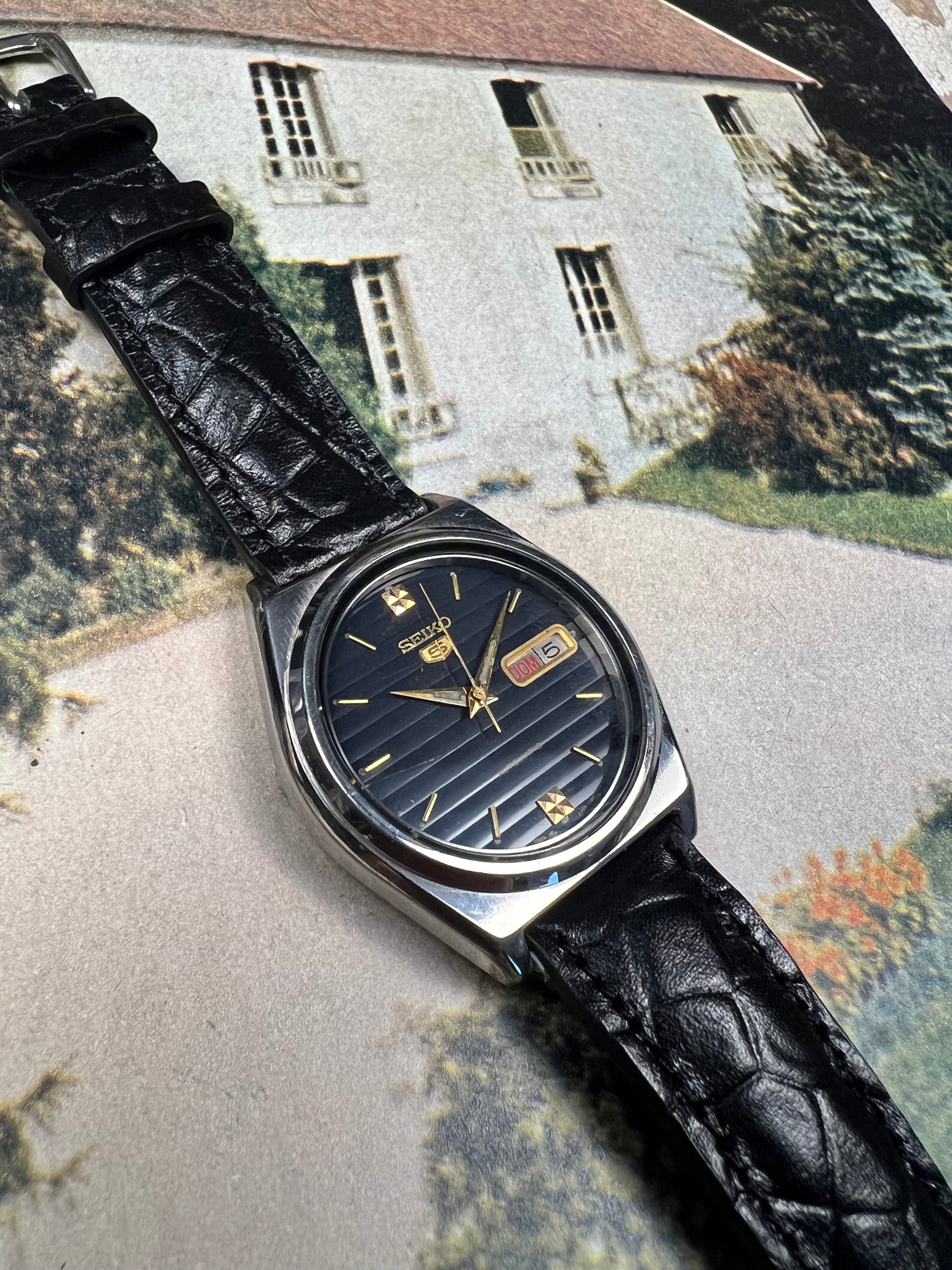 Montre vintage Seiko 7009 - 876A - MONTRE A PAPY - Montre automatique seiko mod