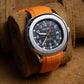 MOD AQUA - ORANGE - MONTRE A PAPY - Montre automatique seiko mod