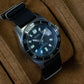 MOD SUB - BLACK DIVER - MONTRE A PAPY - Montre automatique seiko mod Gris