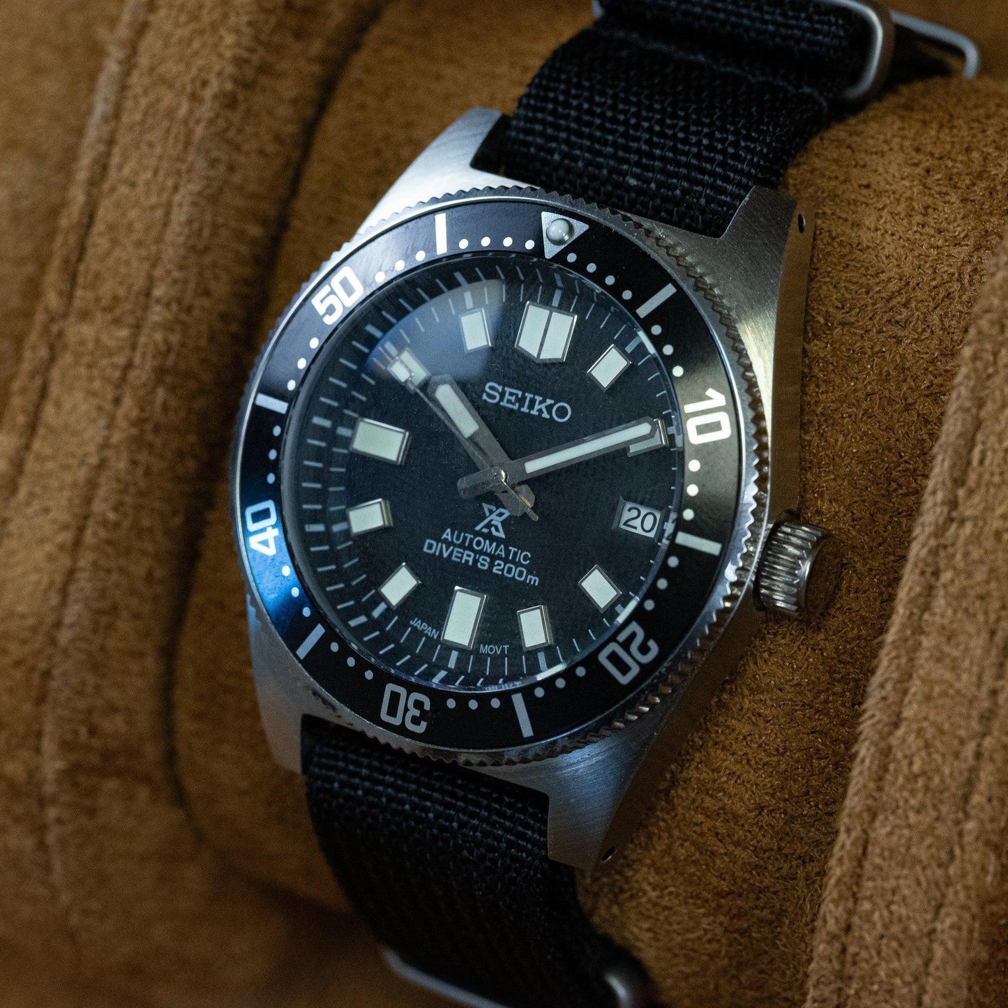 MOD SUB - BLACK DIVER - MONTRE A PAPY - Montre automatique seiko mod Gris