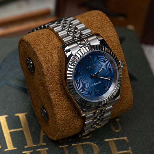 MOD DJ - BLUE NO DATE - MONTRE A PAPY - Montre automatique seiko mod 36mm