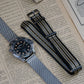 MOD SEAMASTER - 007 JAMES BOND - MONTRE A PAPY - Montre automatique seiko mod avecmilanais