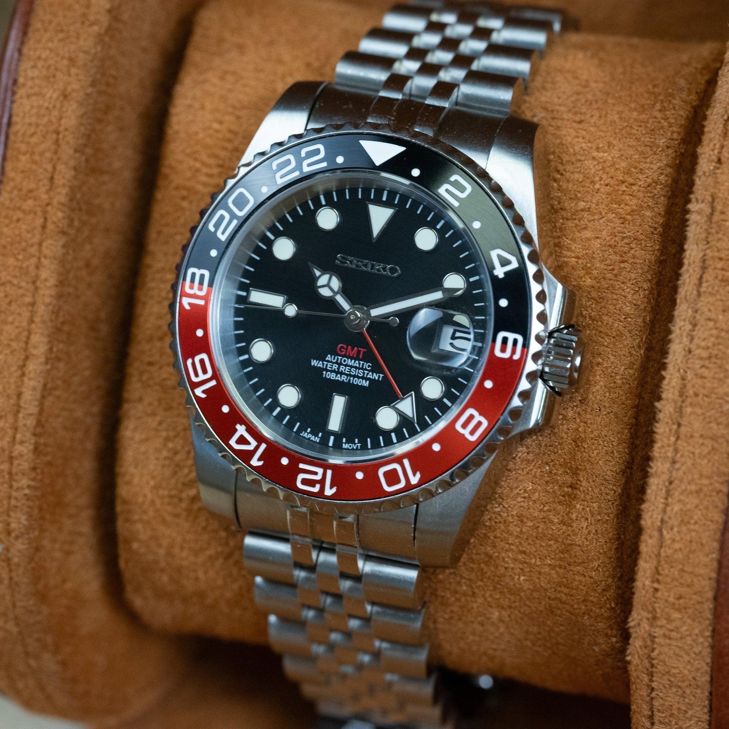 MOD GMT - COKE - MONTRE A PAPY - Montre automatique seiko mod Jubilee