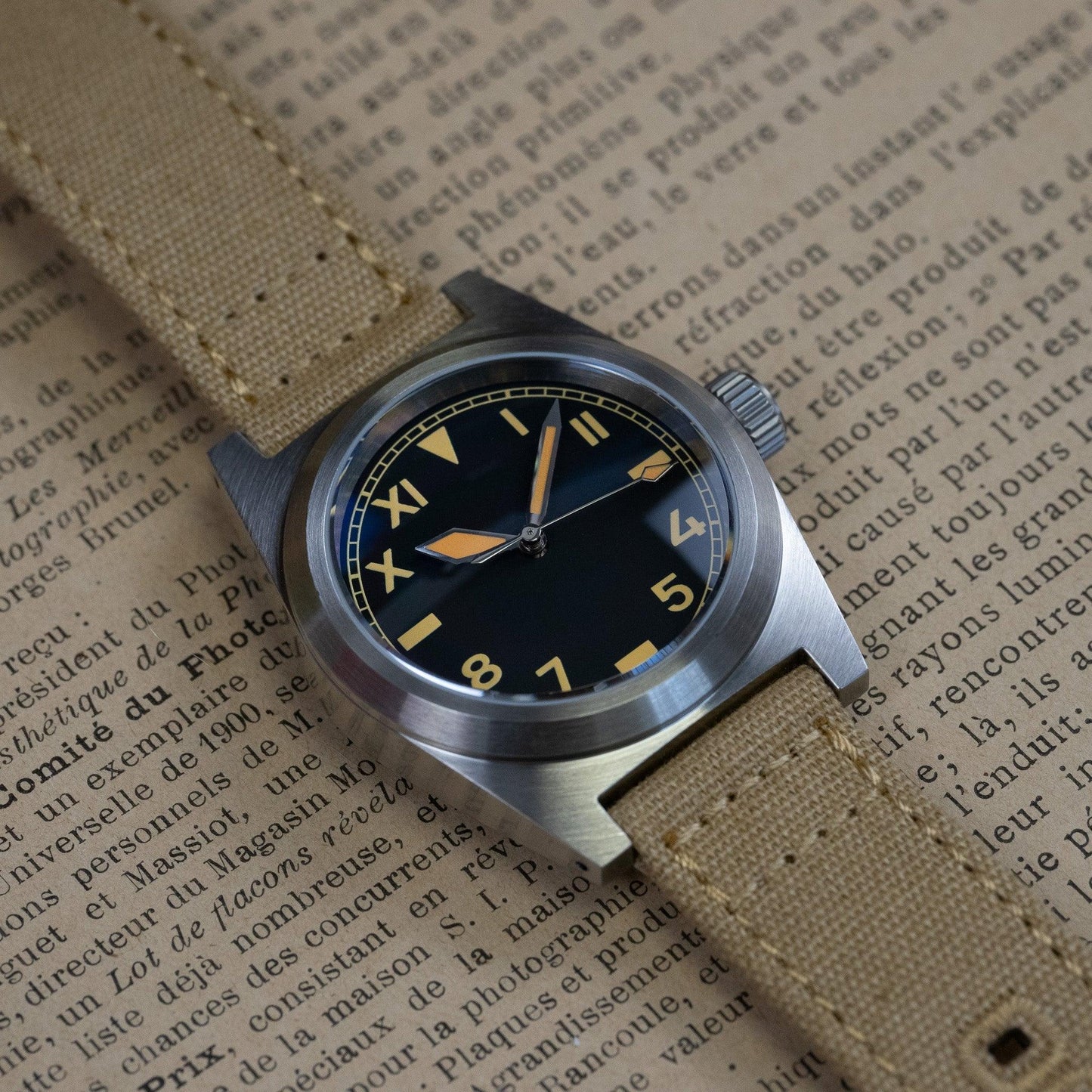 MOD PILOT - MILITARY - MONTRE A PAPY - Montre automatique seiko mod Kaki