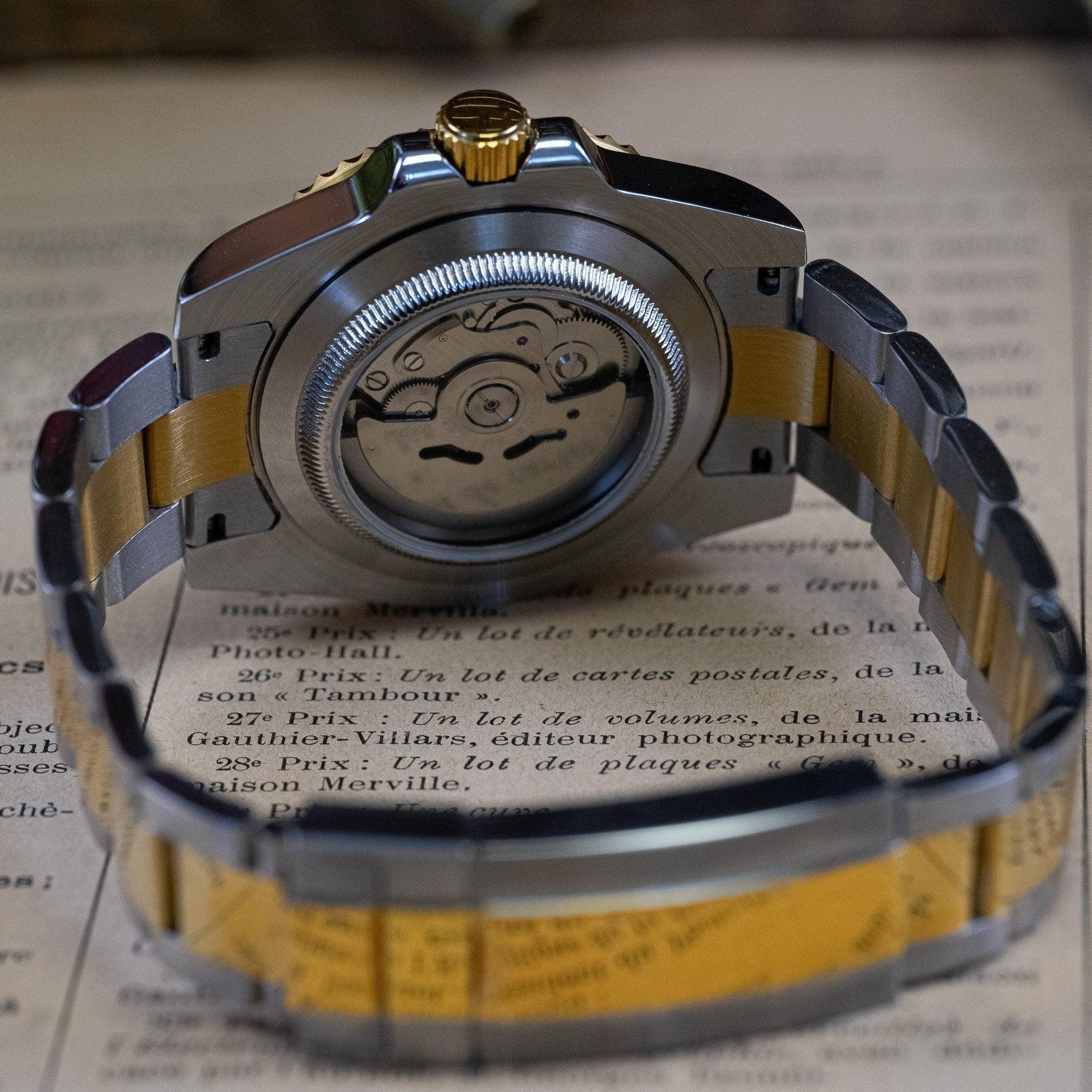 MOD SUB - BI - TON - MONTRE A PAPY - Montre automatique seiko mod