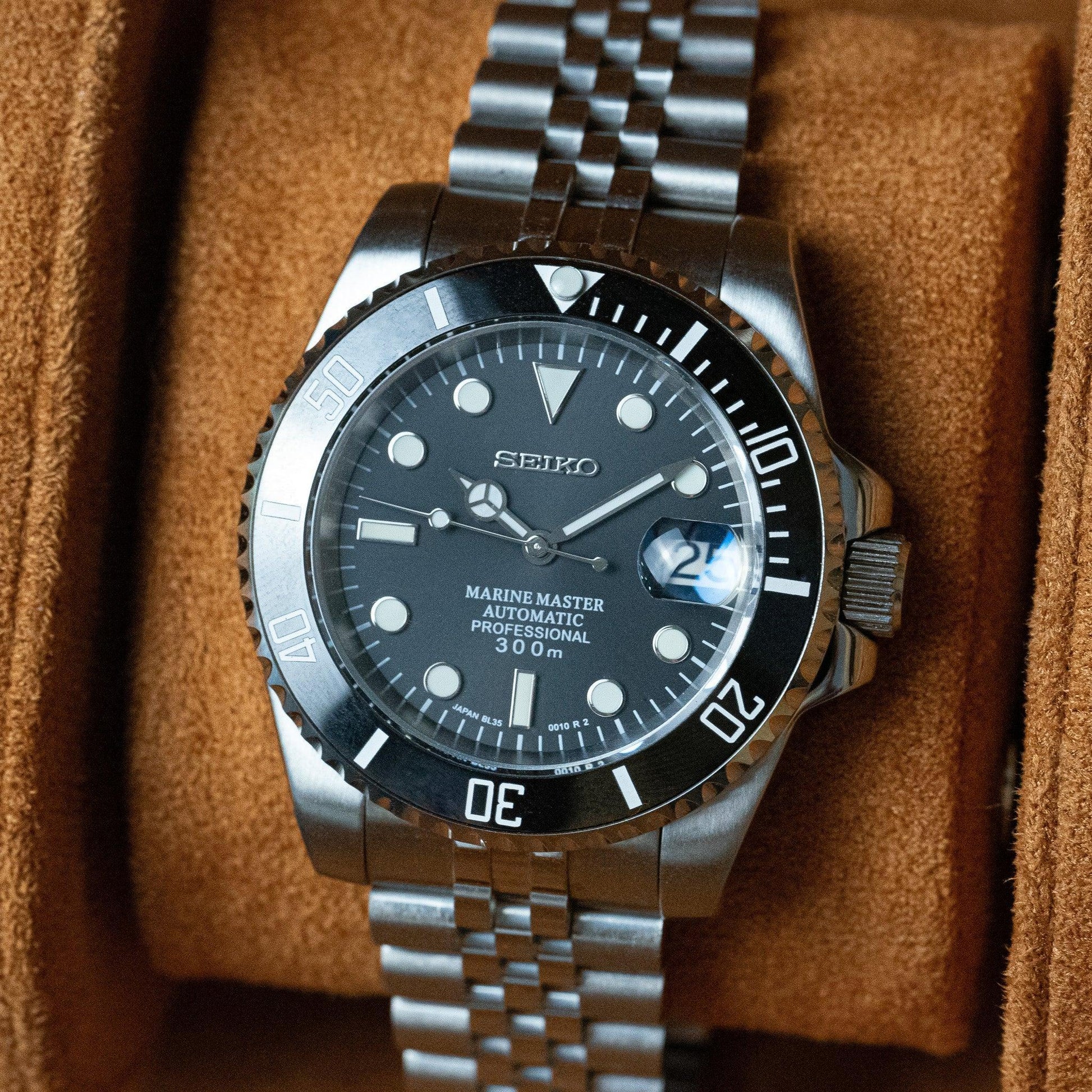 MOD SUB DIVER JUBILEE - MONTRE A PAPY - Montre automatique seiko mod