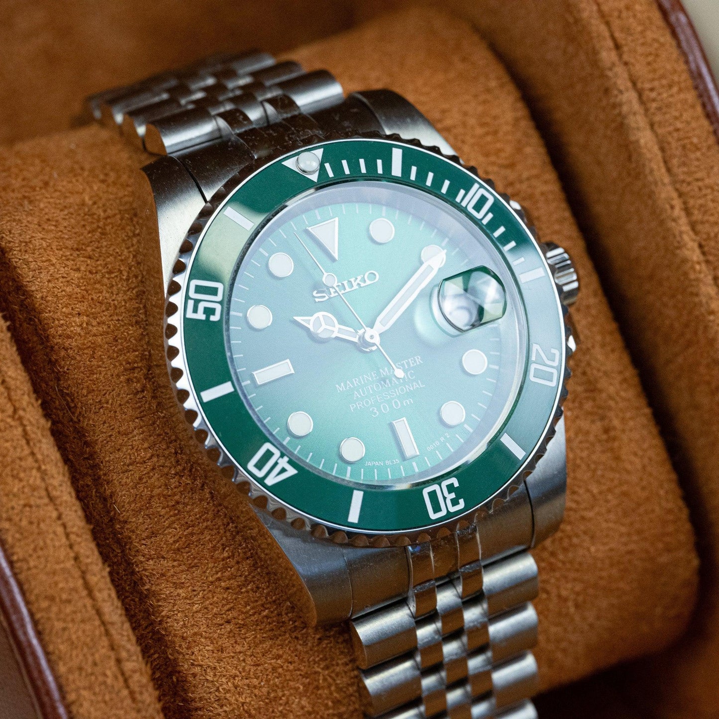 MOD SUB - HULK - MONTRE A PAPY - Montre automatique seiko mod Jubilee