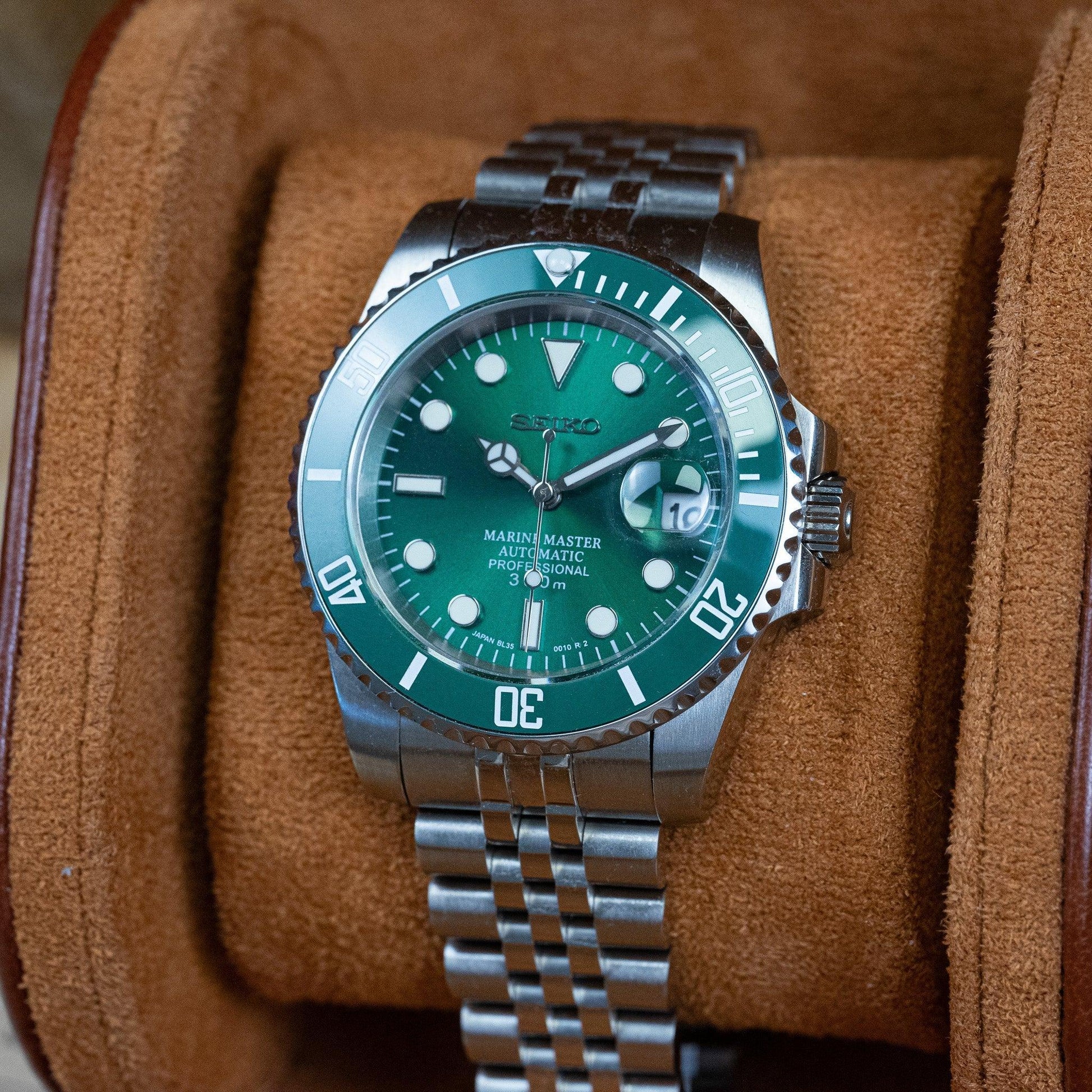 MOD SUB - HULK - MONTRE A PAPY - Montre automatique seiko mod Jubilee