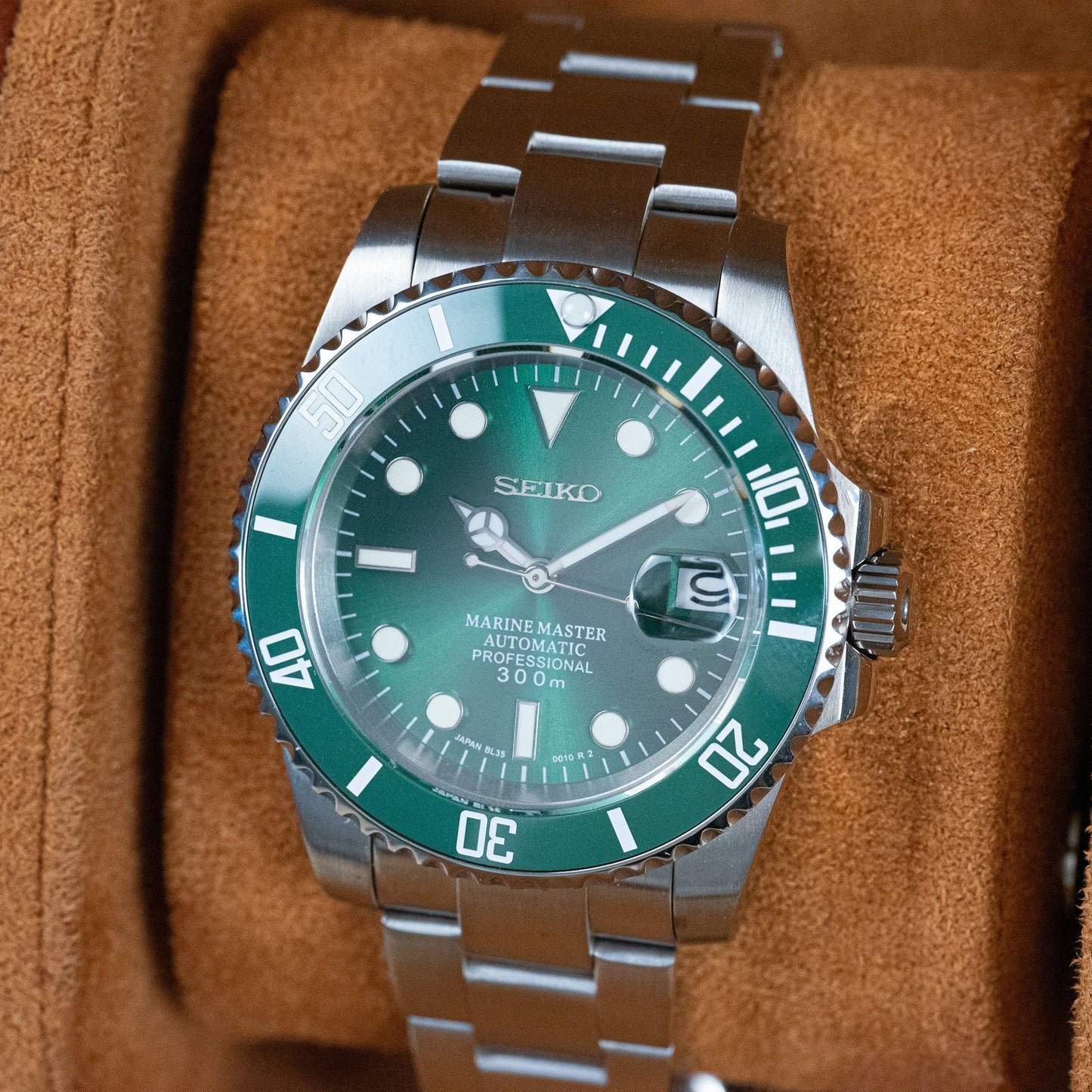 MOD SUB - HULK - MONTRE A PAPY - Montre automatique seiko mod Jubilee