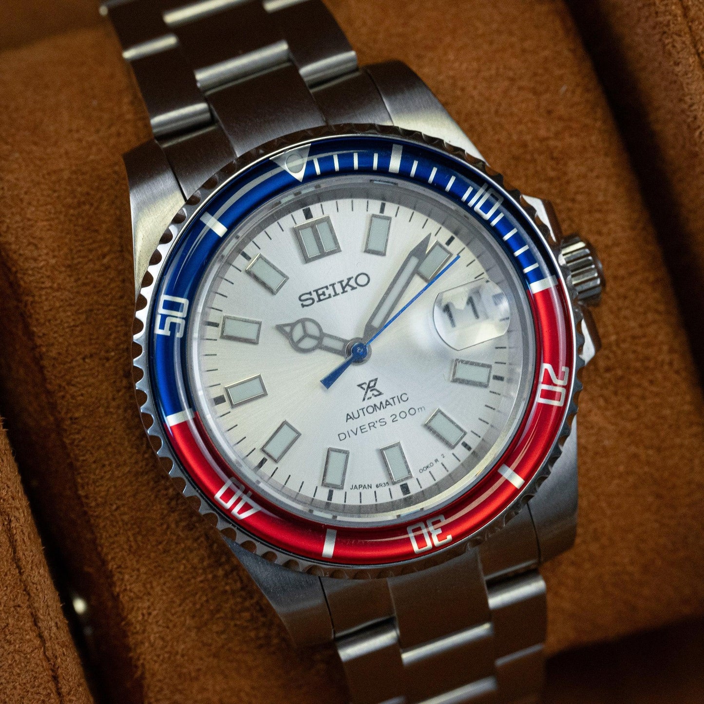 MOD SUB - PEPSI BAKÉLITE - MONTRE A PAPY - Montre automatique seiko mod Jubilee