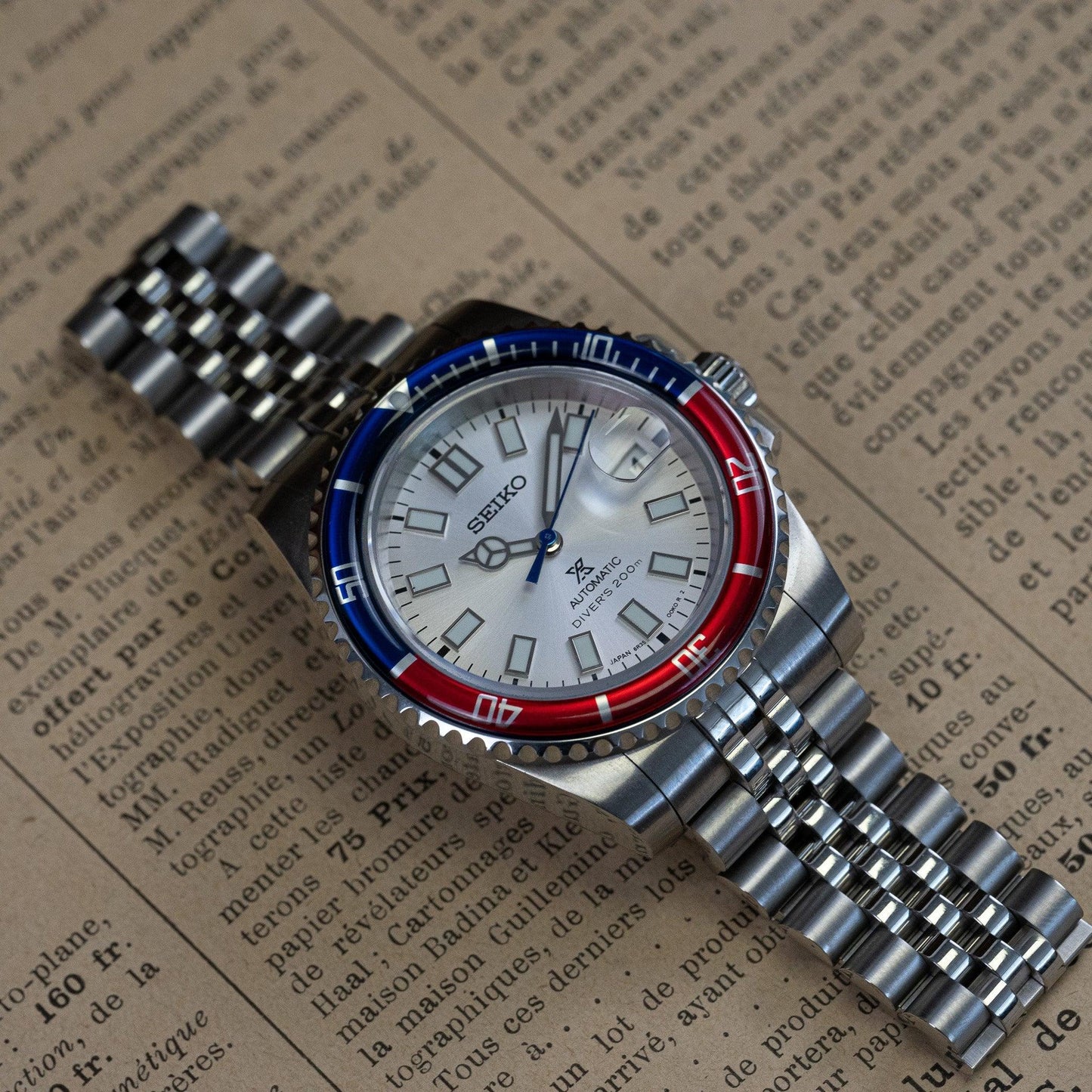 MOD SUB - PEPSI BAKÉLITE - MONTRE A PAPY - Montre automatique seiko mod Jubilee