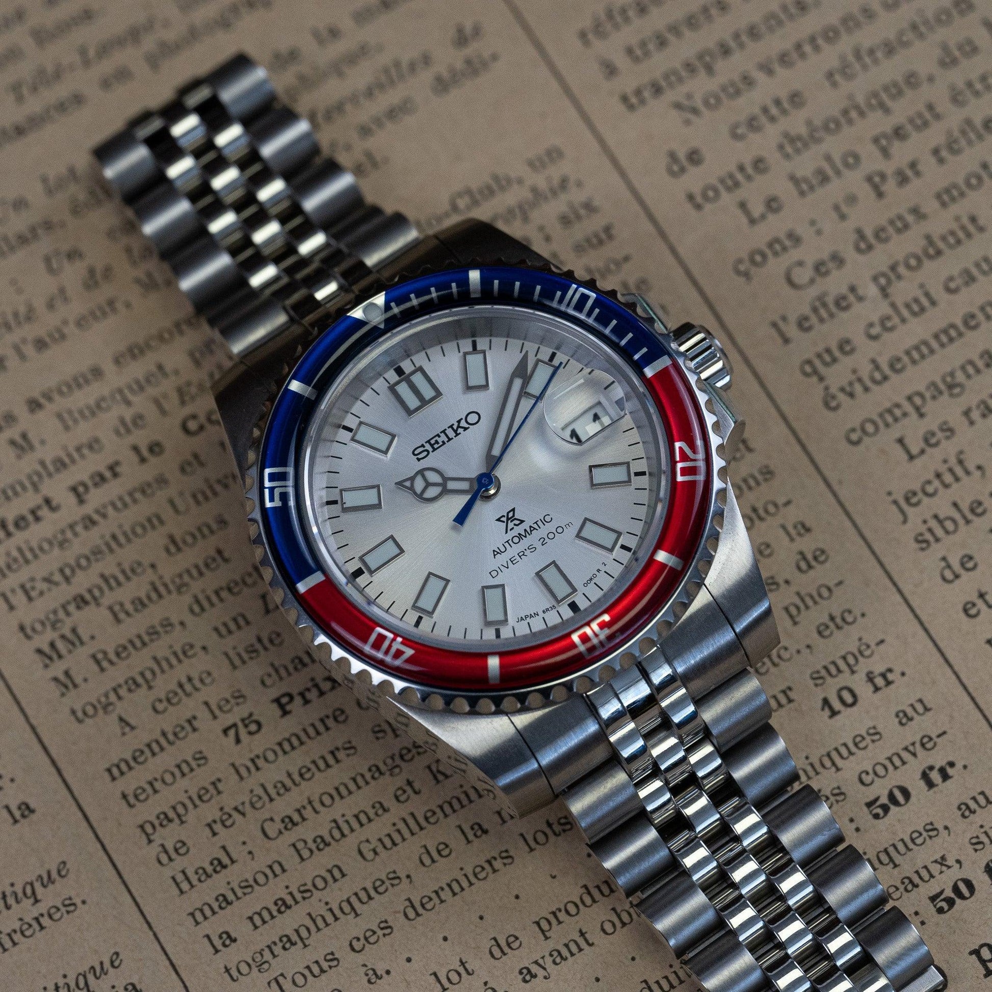 MOD SUB - PEPSI BAKÉLITE - MONTRE A PAPY - Montre automatique seiko mod Jubilee