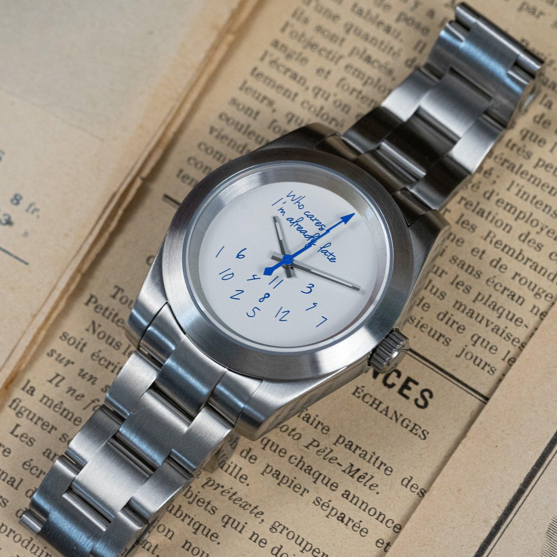 MOD DJ - WHO CARES - MONTRE A PAPY - Montre automatique seiko mod Oyster