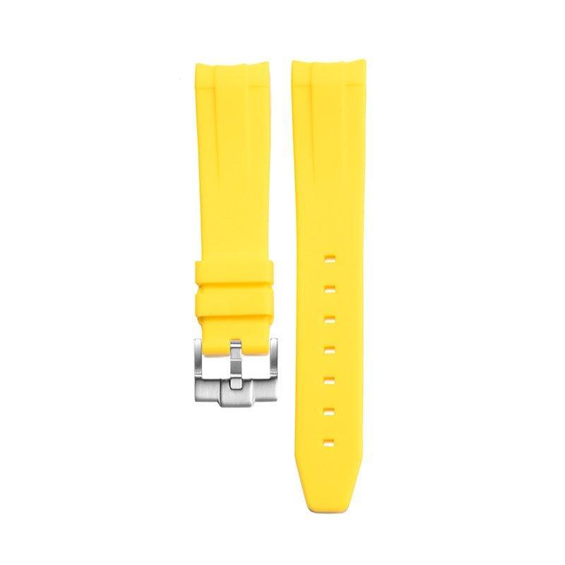 Bracelet montre Rubber - MONTRE A PAPY - Montre automatique seiko mod 20mmJaune