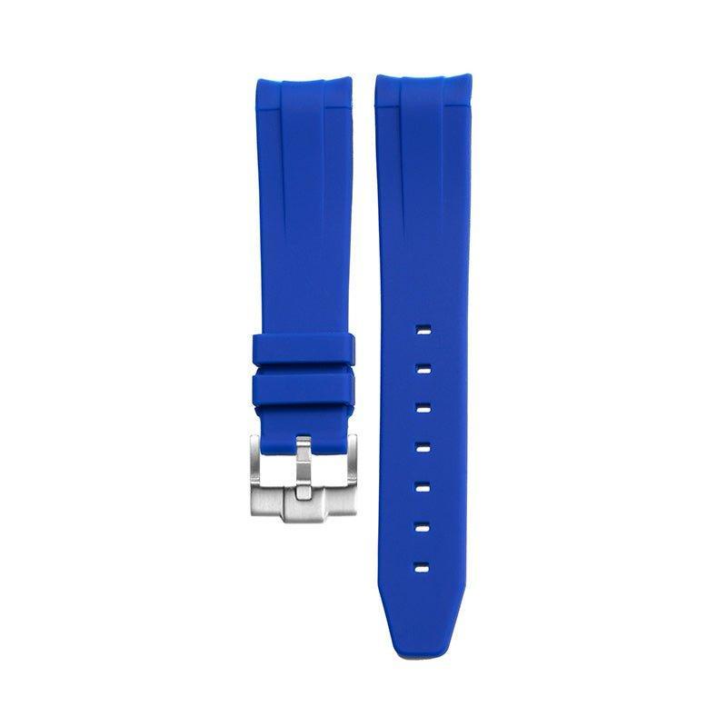 Bracelet montre Rubber - MONTRE A PAPY - Montre automatique seiko mod 20mmBleu