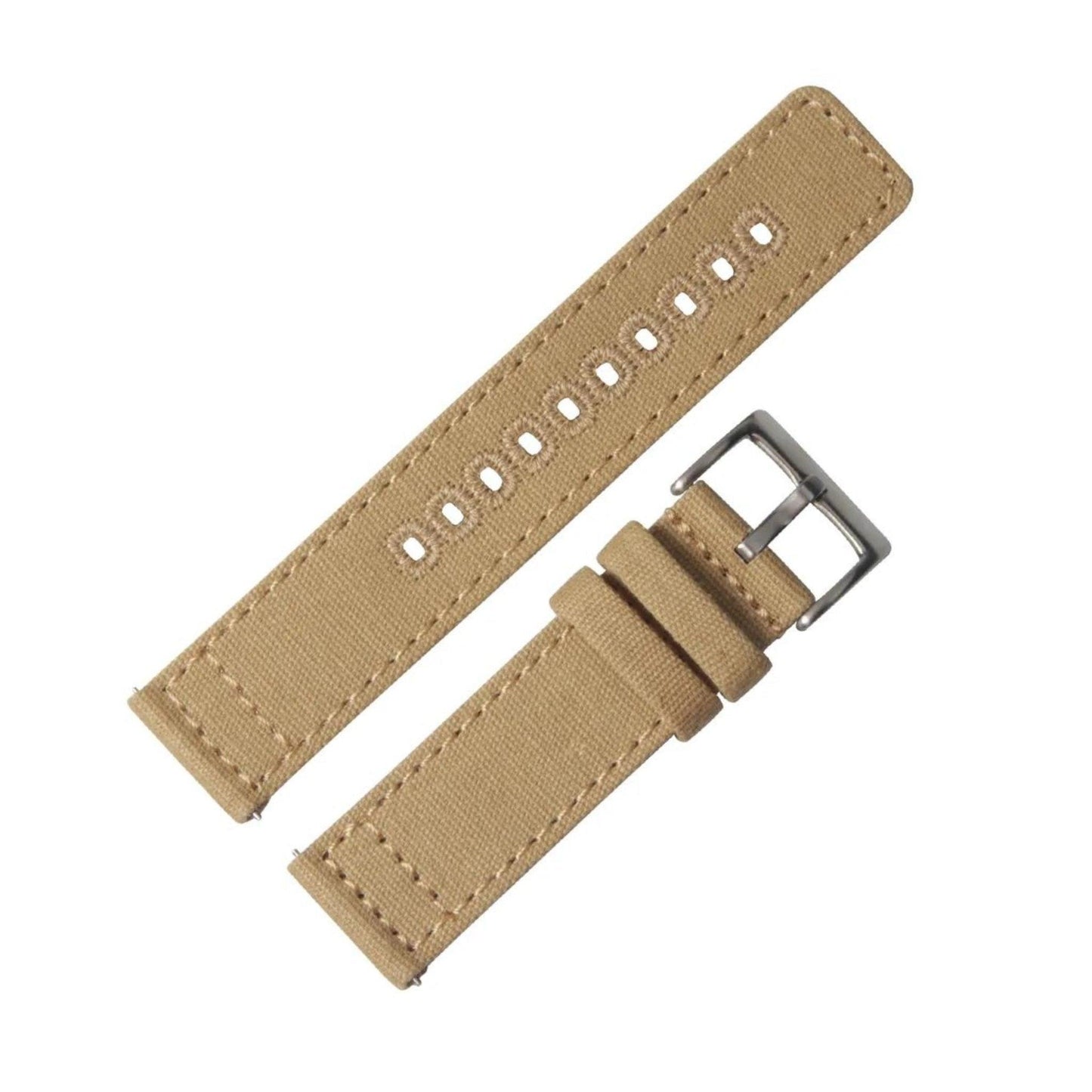 Bracelet montre Toile militaire - MONTRE A PAPY - Montre automatique seiko mod 18mmBeige