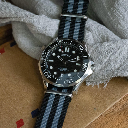 MOD SEA - 007 BLACK (NATO) - MONTRE A PAPY - Montre automatique seiko mod