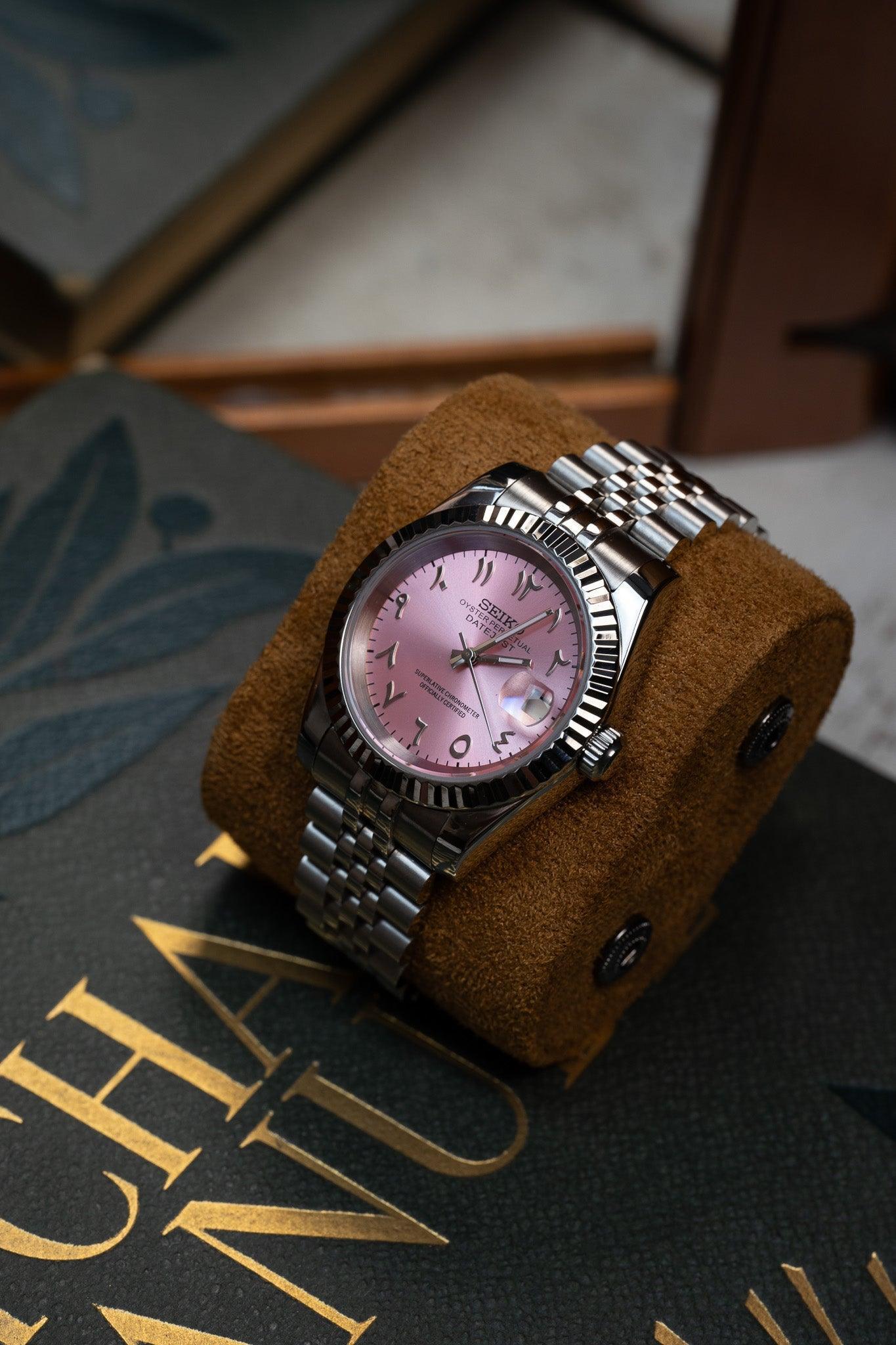 MOD DJ - ARABIC PINK - MONTRE A PAPY - Montre automatique seiko mod 36mm