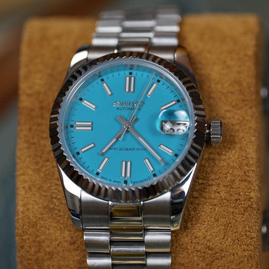 MOD DATE JUST - TIFFANY PRESIDENT - MONTRE A PAPY - Montre automatique seiko mod 39mm