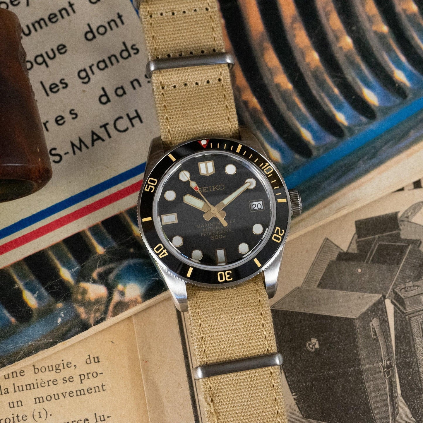 MOD SUB 39 - MONTRE A PAPY - Montre automatique seiko mod